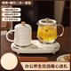 Aififulin Abschlussgeschenke für Lehrer Souvenirs Business Geschenke für Mitarbeiter Glass Health Pot Set Custom Souvenirs Preise Cream White [Doppelofen Health Pot] Handheld Color Box Model Health Pot Geschenk Souvenir Logo Anpassung