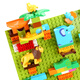 Feelo kompatibel mit LEGO großen Partikeln Bausteine ​​Kinderspielzeug versammelte Jungen und Mädchen Geburtstagsgeschenke 212 Bausteinwand Wand