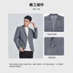 
Lilang official velvet casual suit jacket men slim autumn 24 new business men's suit top small suit dark gray (G4QDX721SA) XL 175/88A