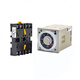 Omron time relay-N8H H3CR-H8L power off delay AC220 DC24 adjustable H3BA-N8H with base with buckle AC AC220V