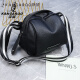 
Kangaroo (KANGAROO) genuine leather women's bag 2024 new fashion one-shoulder crossbody bag solid color soft leather shell bag casual large capacity cowhide waist bag regular version pure black shoulder strap