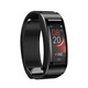 Huawei universal smart bracelet b7 wrist Bluetooth headset can talk and listen to songs multifunctional blood oxygen heart rate exercise stepping phone bracelet watch men's Valentine's Day gift black silicone tape