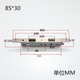 
Shantoulin Village Hand locking broken bridge aluminum swing door lock body aluminum alloy multi-point door lock 8530-34-40-45 lock body 92*3034 White 9230 Total length 270 35-45MM Universal type without key