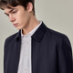 
EMZ Ordos [100% wool] Early spring jacket lapel business casual men's jacket Navy blue L 175/96A