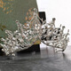 Dijing Crown Tiara Veil Braut Atmosphärische Kristallkristallstil Hochzeitshaarzubehör Frauen Internet Promi Erwachsene Geschenk Bankett Prinzessin Accessoires Kronhochzeits Hochzeitsanzug