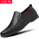 Red Dragonfly men's shoes soft sole slip-on business casual shoes men's beanie shoes men's leather shoes men WTA223311