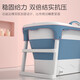劳可里尼（NOCOLLINY）婴儿洗澡盆可折叠游泳桶 宝宝浴盆儿童洗澡桶家用可坐可躺泡澡桶 【加高72CM~】蓝+游泳圈