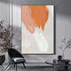 Whale Pati Living Room Decoration Painting Single Modern Simple Abstract Brushstroke Art Painting Entrance Hallway Hanging Painting Large Sofa Mural 753-2 70*100 Black Frame/Crystal Porcelain Painting