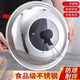 Kaiyao stainless steel pot lid, universal small pot lid for cooking pot, household tempered glass pot lid, high temperature resistance for cooking, no glass version, suitable for inner diameter 34-35, lid 36cm
