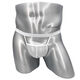 Wen Shiou men's sex double thong new style tight and sexy transparent mesh rear open gear without taking off men's underwear gay confidential black 90-160Jin [Jin equals 0.5 kg] inside wear