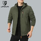 JP Jacke plus Fleece Herren -Kapuze Casond Dicke Jacke warm 9898 schwarz m