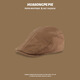 Kawakudaichi Retro Progressive Hat Women's Literary and Leisure Painter Hat Student Versatile British Newsboy Hat Showing Face Little Beret Retro Progressive Hat Coffee M (56-58cm) One Size