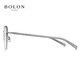 
BOLON Tyrannosaurus glasses myopia glasses frame polygonal large frame retro casual optical frame for men and women BJ6173 B19 Silver-transparent gray progressive frame [+0 yuan] with anti-blue light lens 0 degrees