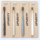 UPURITY Ultra Comfortable Wide Head Six-Column 48-hole Soft Bristle Toothbrush Independent Package 4 Pack