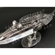 
Tianzhixing Nautilus submarine model 3D metal assembly model DIY puzzle C12202 nuclear submarine puzzle + tools