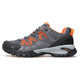 
Humtto's new mesh breathable hiking shoes comfortable and breathable casual shoes outdoor couple hiking shoes non-slip wear-resistant hiking shoes dark gray/orange men-755 (breathable mesh) 39