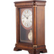 Seiko Japan Seiko hourly chime table clock living room bedroom office creative exquisite quartz clock solid wood clock brown