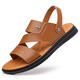 
Red Dragonfly; RED DRAGONFLY same Dragonfly brand beach shoes for men's summer 2024 new sandals for wear dual-purpose driver leather sandals khaki color, one size smaller, one size larger, one size opposite 38