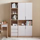 Quanyou Home Bookcase Simple Modern Bookcase 2 Doors 3 Doors Optional Combination Study Furniture Storage Cabinet