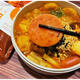 Yichuan Food Koreanische Armee Hotpot Reiskuchen Hotpot Käse würzige Nudel Nudel 753 g Große Taschen leicht zu kochen Sofort Nudel Snack Snack 4 Taschen