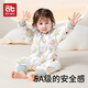 Aibedila Children's Sleeping Bag Spring, Autumn and Winter Baby Summer Anti-Kick Quilt Artifact Universal for All Seasons Baby Constant Temperature Sleeping Bag Special Offer Winter Thickening 0-15 Warm Ginger Bettini Orchard L (Recommended Height 90-105cm)