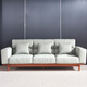 Muebles guangming sofá sofá de madera maciza moderno sofá sofá sala de estar Sofá de madera 3894 asientos de tres personas