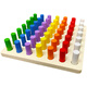 Niu Yao Montessori Early Education Toys Kindergarten Montessori Aides d'enseignement Cylindrical Plate Insecte Stick Enfants et Enfants de 1 à 2 ans et demi 3 doigts saisis