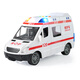 Aibilu Children's Toy Simulation Model Sound Sound and Light Story peut ouvrir la porte Ambulance Fire Truck Boy Birthday Gift