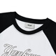 Offizieller Frauen im College-Stil für Frauen im College-Stil Kurzer T-Shirt-Buchstaben Kontrast Farbe Spleißen kurzärmelig Sommer Neues T-Shirt Neues chinesisches Valentinstag Geschenk New York Yankees/Elfenbein XS 160/84A