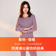Yiershuang Autumn and Winter [Three-layer Thickened] Women's Thermal Underwear 100% Cotton Round Neck Suit Cotton Autumn Clothes and Autumn Pants for Women