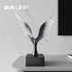Olaijia creative light luxury high-end ornaments Dapeng spreads its wings art soft decoration modern simple living room office wine cabinet decoration YZ Dapeng spreads its wings ornaments 22*9*30cm
