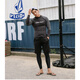 Youlie's new wetsuit men's split sunscreen long-sleeved swimsuit large size snorkeling suit quick-drying surfing jellyfish suit black gray black top M M recommended 110-125 Jin Jin equals 0.5 kg