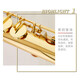 Saxophone jinbao jbsst-400 tube droit saxophone peint en or droit de saxophone