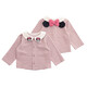 YOUGE Infant Classic Fashion Plaid Shirt Baby Autumn Contrast Color Lapel Top Trendy Minnie Shirt 80 cm