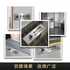 Litian Jiade Stainless Steel Beware of Steps Warning Sign Silver Brushed Carefully Slide Beware of Slope Signage Tips Beware of Steps Type A 24X10cm 24*10CM