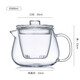 Shimi Le teapot heat-resistant glass teapot thickened glass tea set with spout tea cup tea set household kung fu tea set single pot 900ml