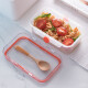 Caja de almacenamiento de refrigerador de camelia Caja de frescura de fruta especial Caja de foca de alimentos de plástico de plástico congelado [1050 ml] Naranja