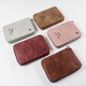
Multifunction RFID anti-theft passport clip ID card bag travel zipper air ticket men and women wallet passport bag cover black