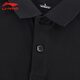 Li Ning (LI-NING) 2022 Sports Fashionable Comfortable Breathable Men's Short Sleeve POLO APLS069-1 Black 5XL