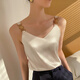Mad Cortes original design sense summer new style women's solid color fashionable stylish slim lace suspender vest women's inner wear 693-white M