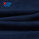 Xtep children's pullover sweatshirt spring for boys and girls, small, medium and large children, breathable, dry, thick, lightweight, fashionable and versatile top, deep blue 120 cm