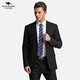 Manya kangaroo suit men's business formal suit men's suit outer version slim fit groomsman groom wedding casual business attire men's single top 185 [54/3XL size] suitable for 160-175Jin [Jin equals 0.5 kg]