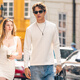
Mr. Bu Bu Hot Gallbladder Printed Half High Collar Thicken T-shirt Men's 2025 Spring and Autumn New Top KT15775 Ivory White L (175)