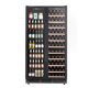 Bacchus wine cabinet 250 bottles Constant temperature wine cabinet home commercial club office embedded integrated double door double control cabinet tea refrigerated wine storage cabinet high-end air-cooled frost-free YC-710 left drink + right red wine - 1.91m high 125 bottles