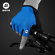 ROCKBROS Half Finger Cycling Gloves Cycling Gloves Outdoor Mountain Biking Sports Gloves Short Finger Summer Equipment for Men and Women Spring and Summer Breathable Half Finger Gloves - Gray Sponge Shockproof L Size