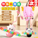Yun Ran Luminous Jumping Ball Children's Bouncy Ball Balance Bounce Ball Kids Panda Sports Internet Celebrity Silent Training Device Colorful Luminous Model