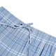 Aimer Men [gleiches Modell im Einkaufszentrum] 22SS genießen seidige Heimathosen Herren -Pyjama New Frühlings- und Sommer NS42F683 Hellblau Plaid YH5 L (170)