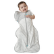 LOVE TO DREAM Anti-jump Sleeping Bag Newborn Baby Autumn and Winter Thickened Warm Swaddle Sleeping Bag Children's Surrender Anti-Kick Quilt White Detachable Sleeve Autumn and Winter Warmth 2.5TOG L Size 12-20Jin Jin equals 0.5kg