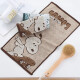
Gold Cotton Small Towel SNT1047 Snoopy Children's Home Washing and Bathing Soft Water Absorbent Face Washing and Not Easy to Face Washing Brown 1