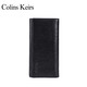 Colins Keirs genuine leather wallet men's long large capacity men's money chuck layer cowhide wallet card bag men's wallet gift box black
